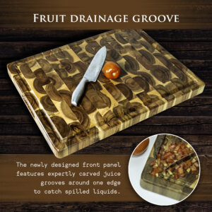 Fruit drainage groove